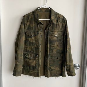BlankNYC Oversized Reversible Utility Jacket - Size M